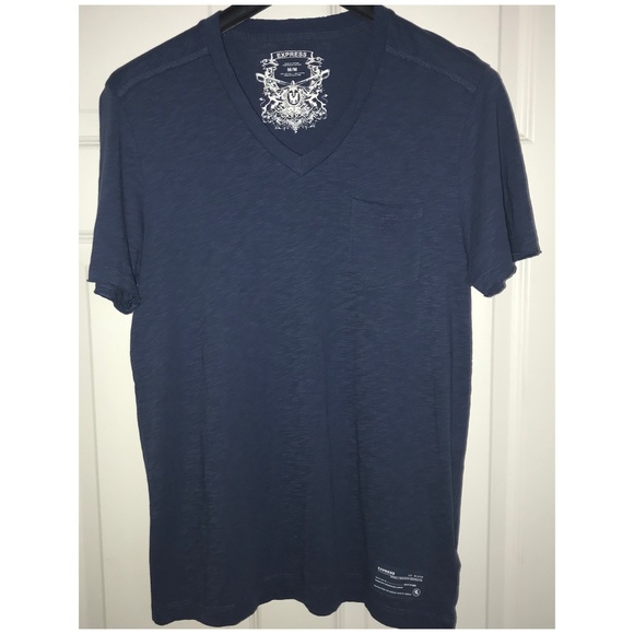 Short sleeve v-neck pocket tee, M - Picture 2 of 4